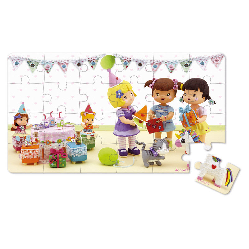 Janod - Juliette's Birthday Duo Puzzle *Faded packaging*