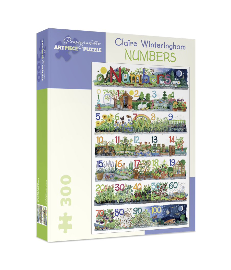 Pomegranate 300pc Puzzle - Claire Winteringham: Numbers