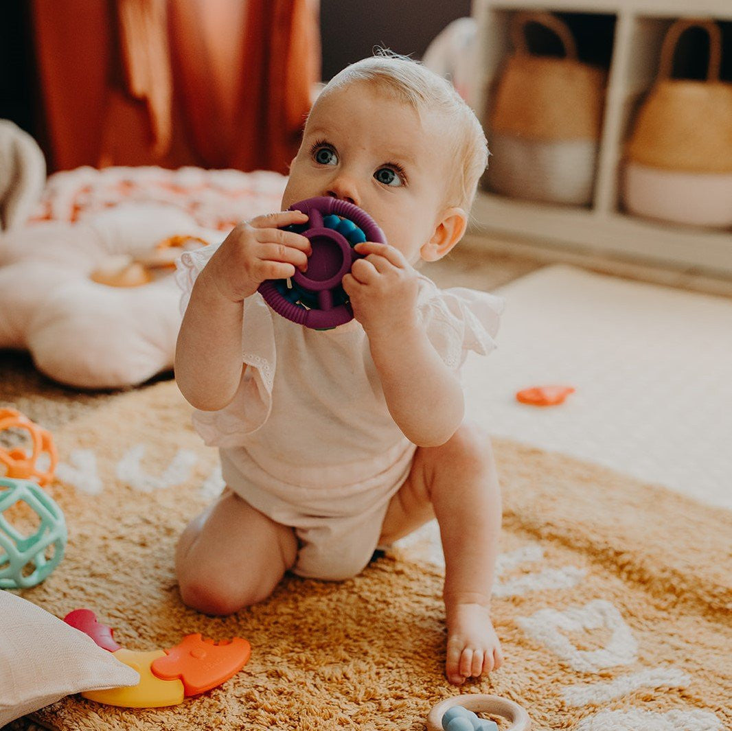 Jellystone- Rainbow Stacker & Teether Toy