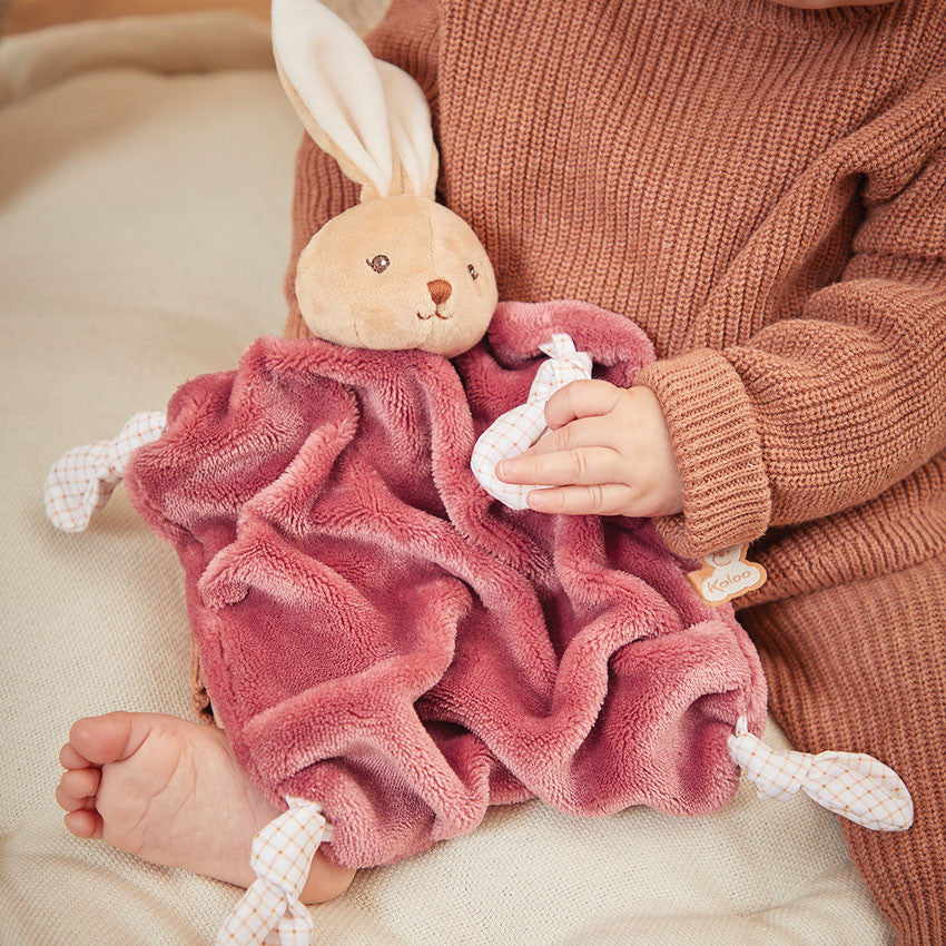 Kaloo - Signature Plume Doudou Rabbit Burgundy