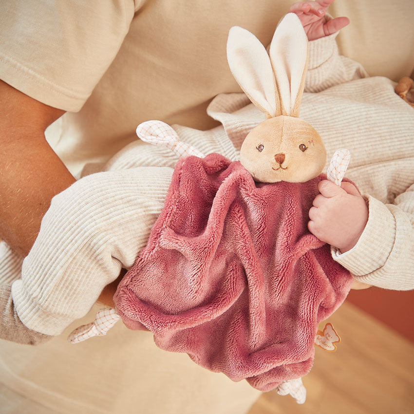 Kaloo - Signature Plume Doudou Rabbit Burgundy