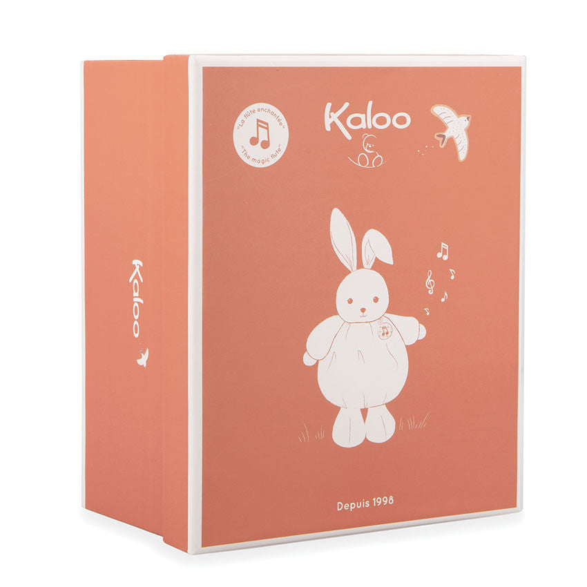 Kaloo - Signature Plume Musical Rabbit Burgundy 17cm
