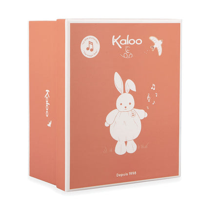 Kaloo - Signature Plume Musical Rabbit Burgundy 17cm