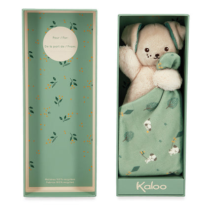 Kaloo - Carre Doudou Dog Green