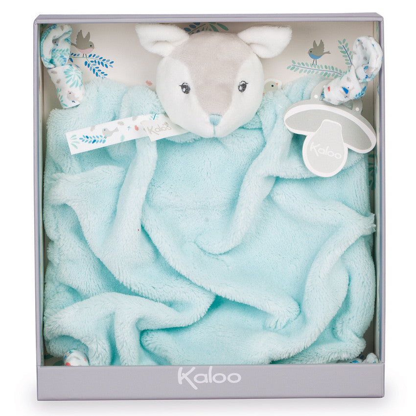 Kaloo - Plume Doudou Fawn Aqua