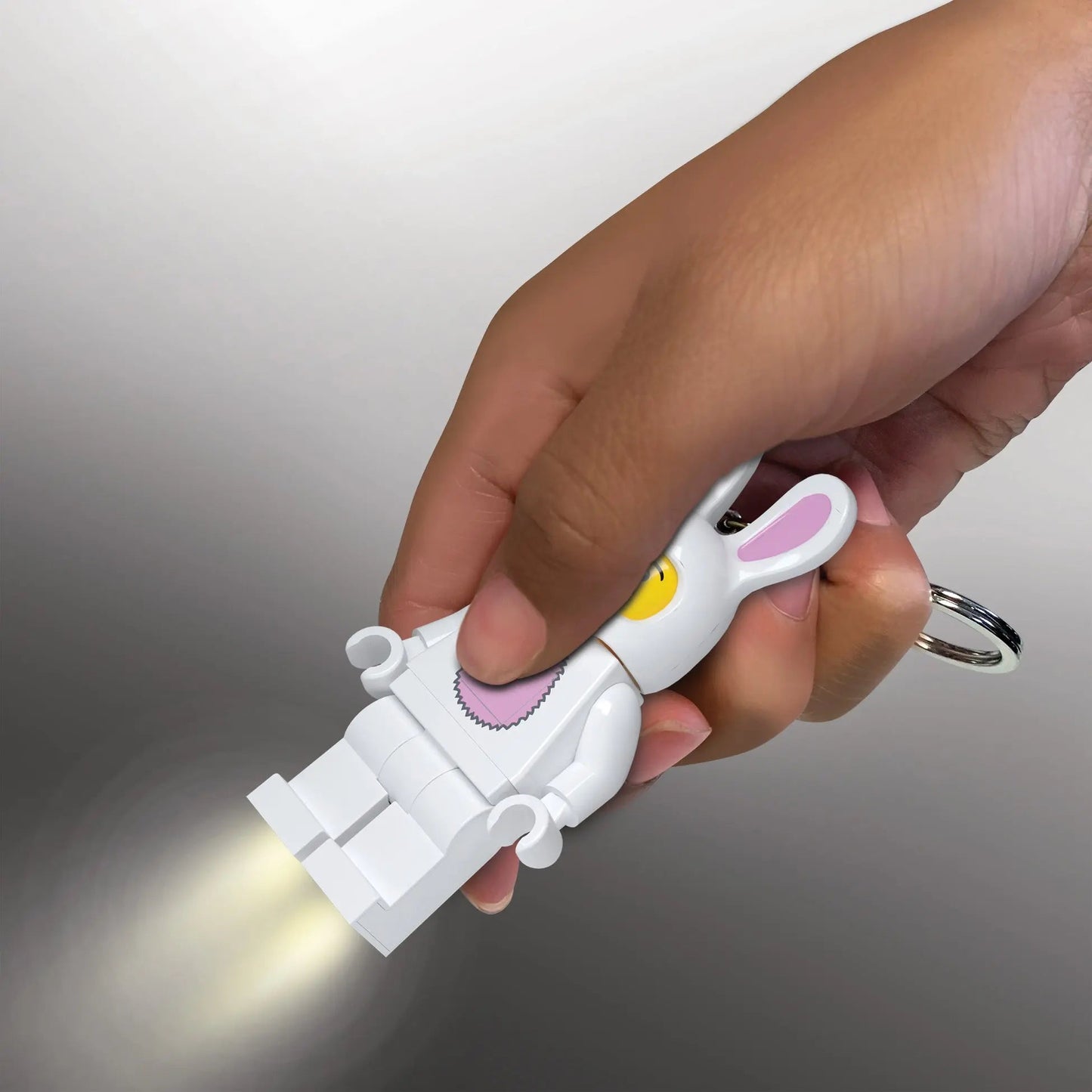LEGO - Bunny Suit Guy LED Keychain Light — Minifigure Key Light Torch