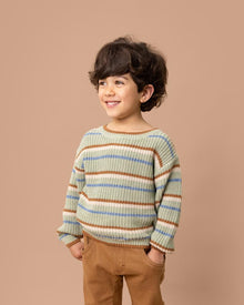 Fox & Finch - Bug Stripe Knitted Jumper (sizes 3-7)