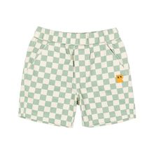 Rock Your Baby - Green Check Starter Shorts