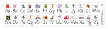 Alphabet Desk Strip Modern Cursive