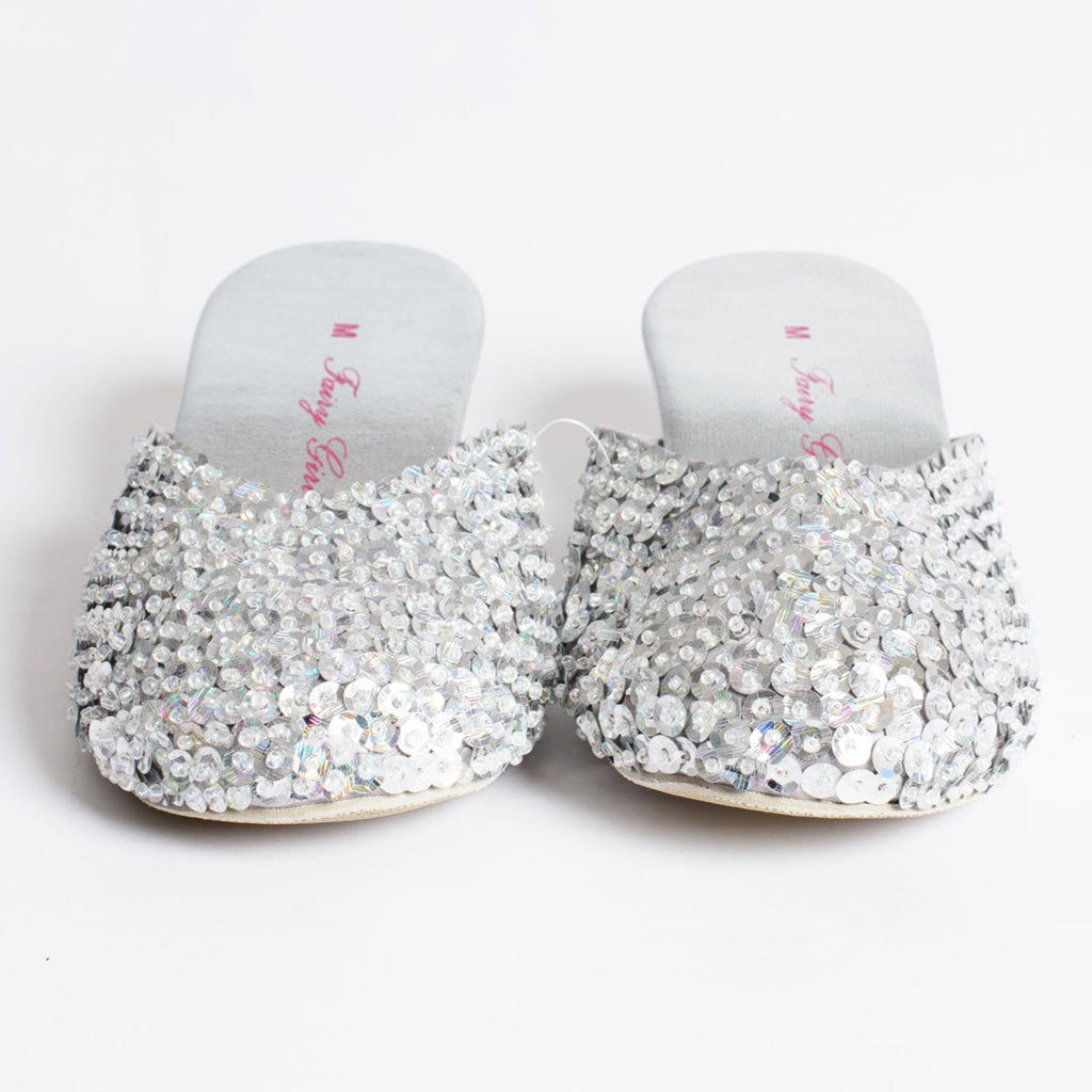 Fairy Girls - Silver Princess Slippers