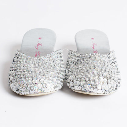 Fairy Girls - Silver Princess Slippers
