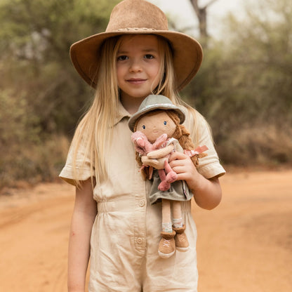 Little Dutch - Safari Friends Cuddle Doll Ranger Rosa