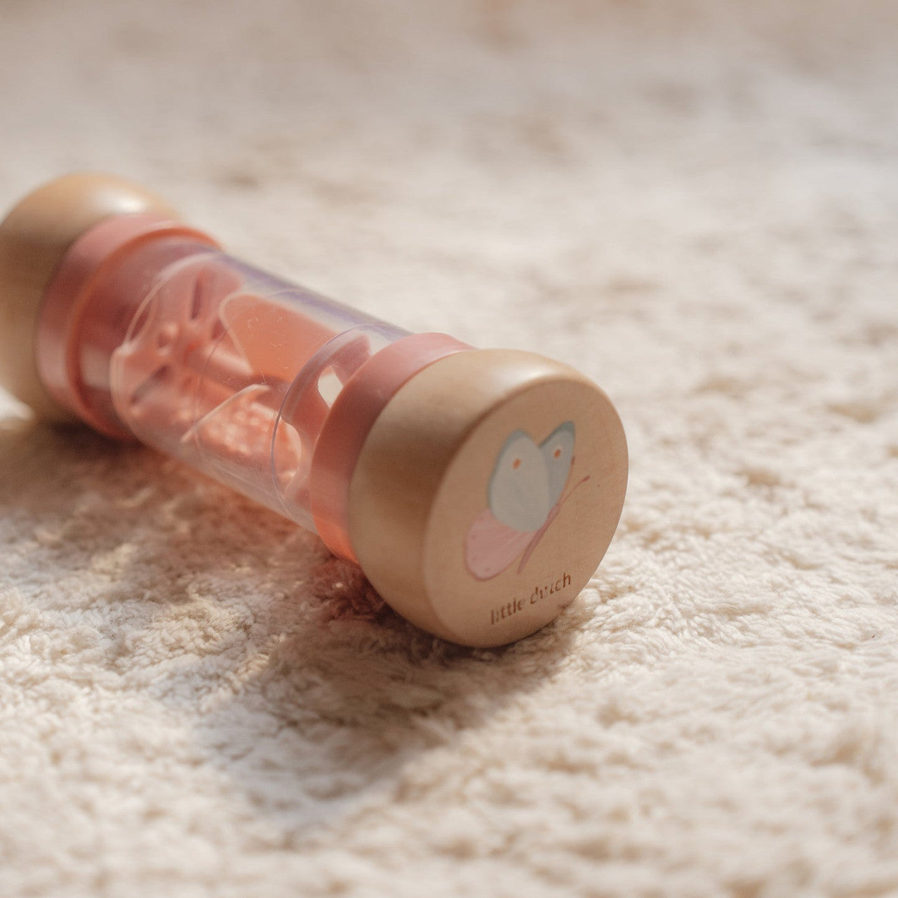 Little Dutch - Wooden Rain Rattle - Fairy Garden