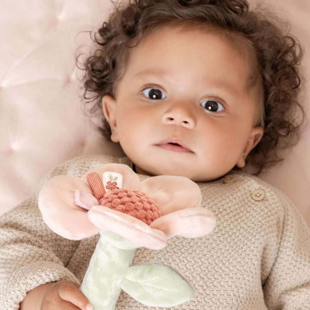 Little Dutch - Flower Rattle - Pink