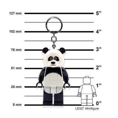 LEGO - Panda Guy LED Keychain Light — Minifigure Key Light Torch