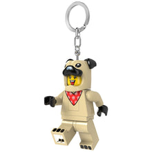 LEGO Iconic - Pug LED Keychain Light — Minifigure Key Light Torch