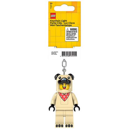 LEGO Iconic - Pug LED Keychain Light — Minifigure Key Light Torch