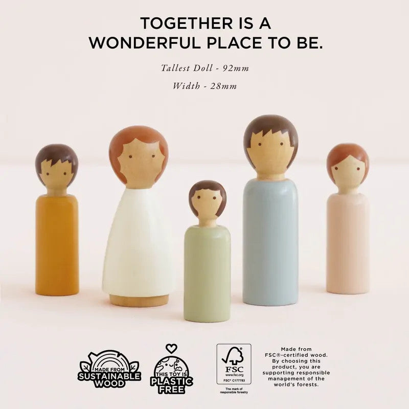 Le Toy Van - Dubois Wooden Family Dolls