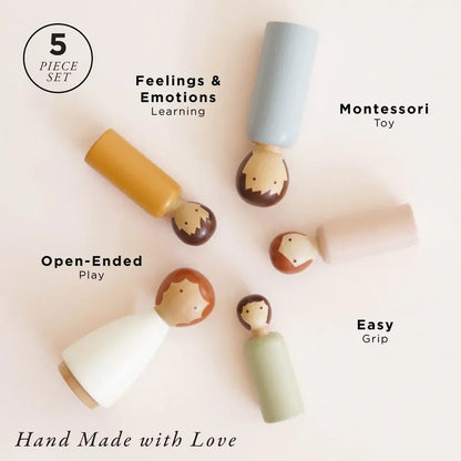 Le Toy Van - Dubois Wooden Family Dolls