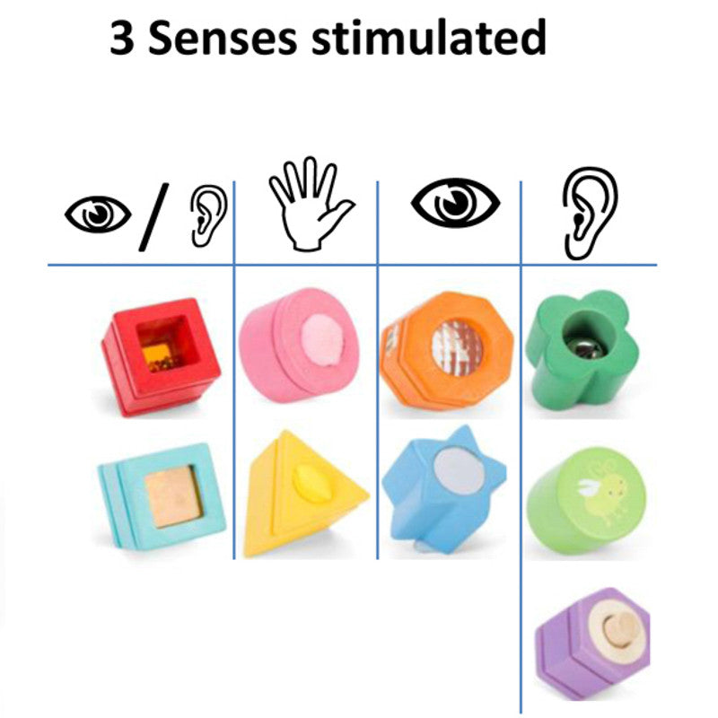 Le Toy Van - Petilou Rainbow Sensory Shape Sorter