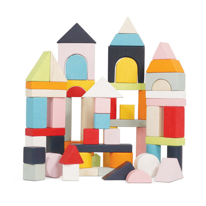 Le Toy Van - Petilou - 60 piece Building Blocks Set & Bag
