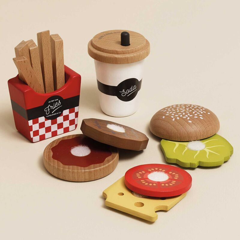 Le Toy Van - Wooden Gourmet Hamburger Set