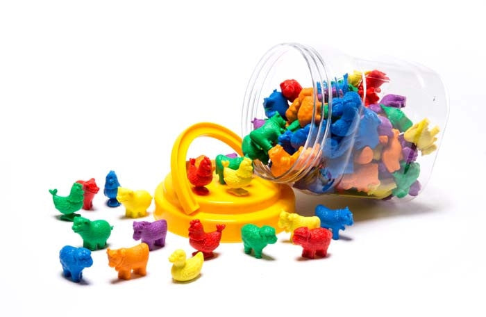 Educational Colours -  Farm Animal Counters Jar Of 108