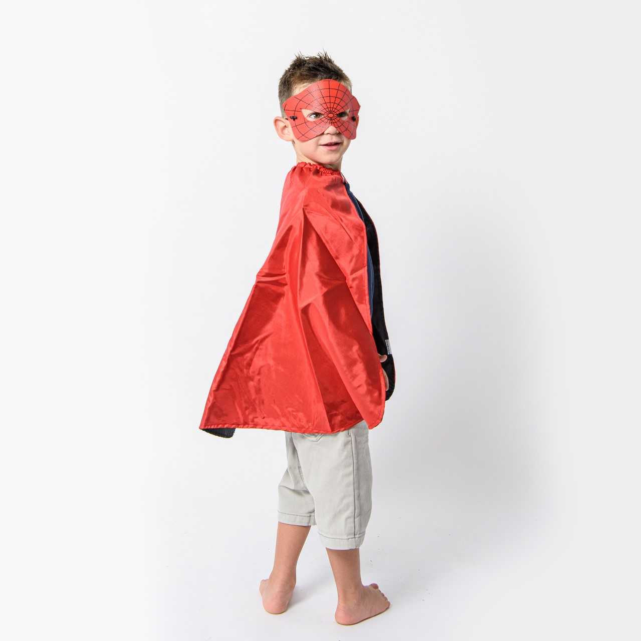 Little Heroes - Spiderman Cape & Mask