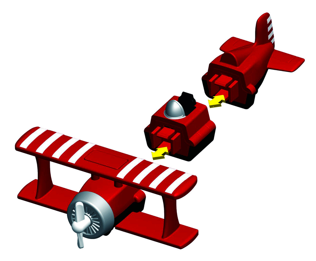 Popular Playthings - Micro Mix or Match - Aircraft Deluxe Set 1