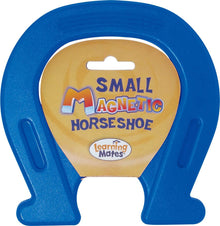 Popular Playthings - Learning Mates - Small Horse Shoe Magnet - Blue