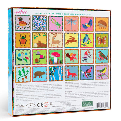 eeBoo - Memory & Matching Game – Woodland