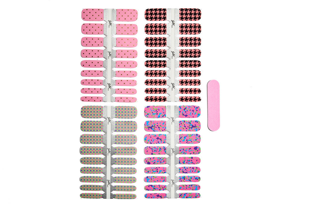 Selfie Nails - Mini Mani - Houndstooth