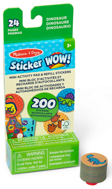 Melissa & Doug - Sticker WOW! Refill Stickers - Dinosaur