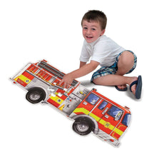 Melissa & Doug- Giant Fire Truck Floor Puzzle 24pc