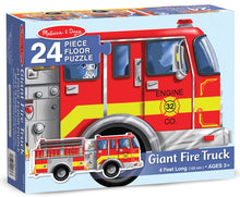 Melissa & Doug- Giant Fire Truck Floor Puzzle 24pc