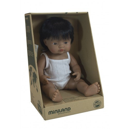 Miniland Doll 38 cm - Latin American Boy
