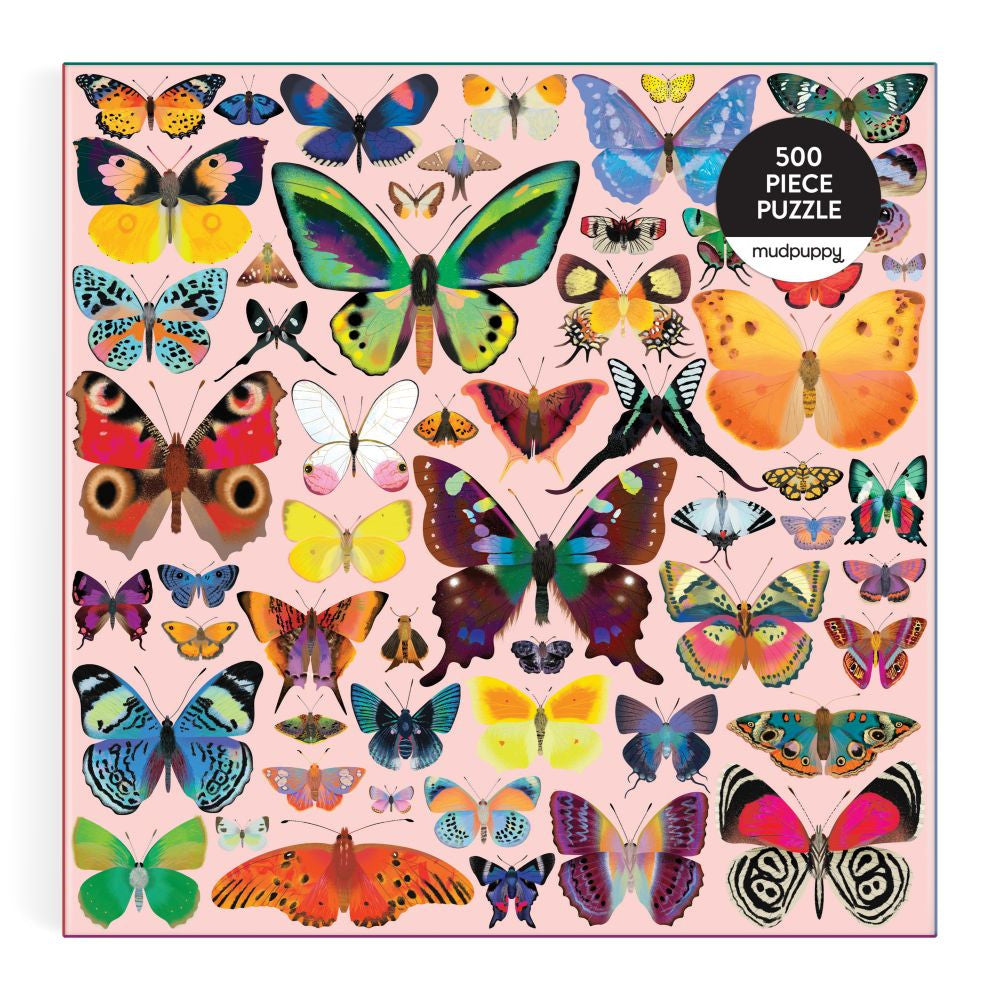 Mudpuppy 500pc - Brilliant Butterflies Puzzle