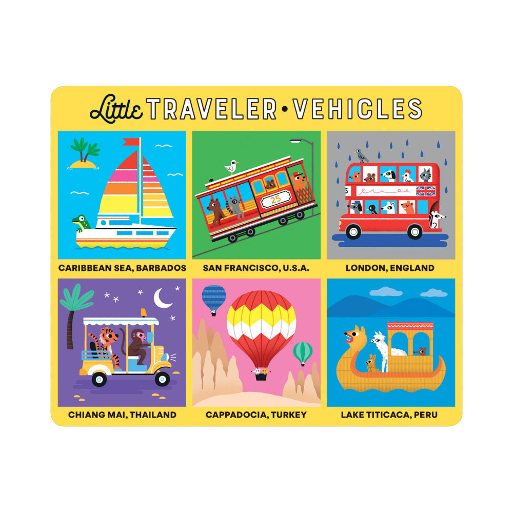 Mudpuppy - Little Traveller Bingo Game