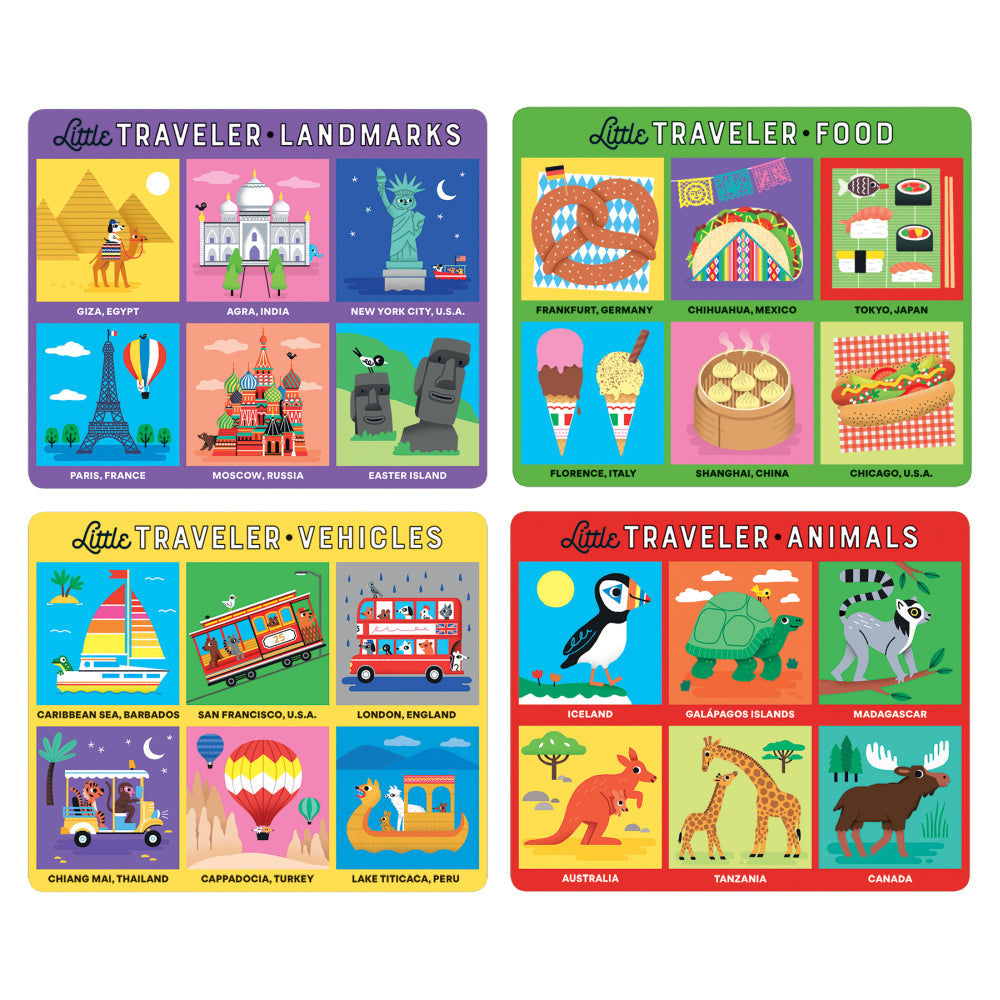 Mudpuppy - Little Traveller Bingo Game