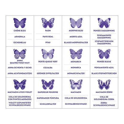 Mudpuppy - Shaped Memory Match - Butterflies