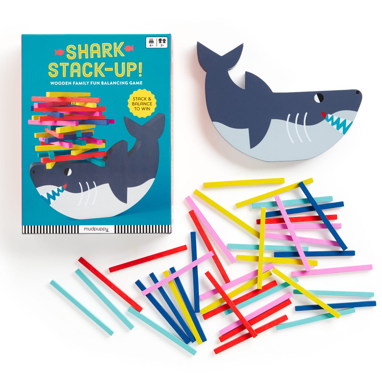 Mudpuppy - Shark Stack-Up! Balancing Game