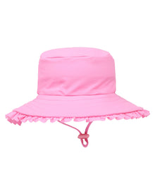 Minihaha - Girl's Pink Sun Hat