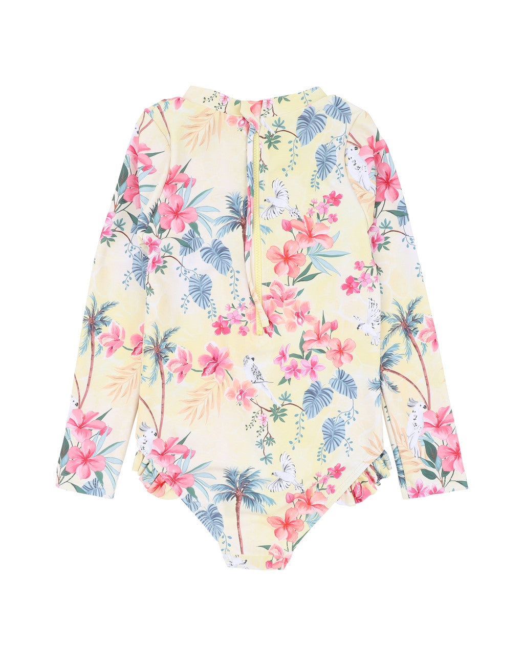 Minihaha - Milana Yellow Long Sleeve Sunsuit