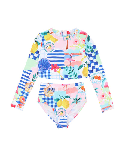 Minihaha - Camille Long Sleeve Sunsuit
