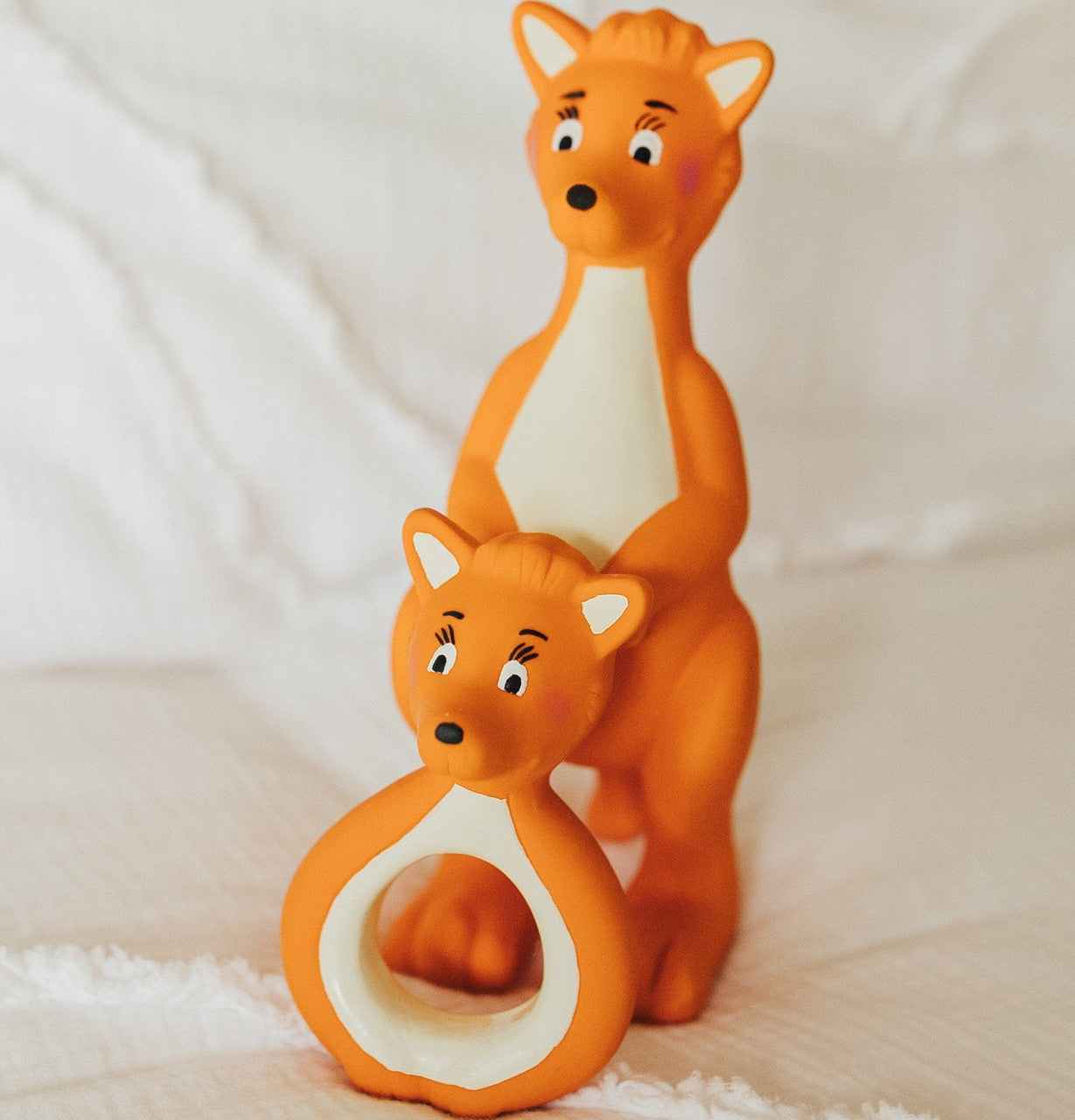 Mizzie the Kangaroo Nurturing Babies 100% Natural Rubber Teethers Gift Set