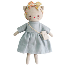 Alimrose - Mini Lilly Kitty Grey Linen 26cm
