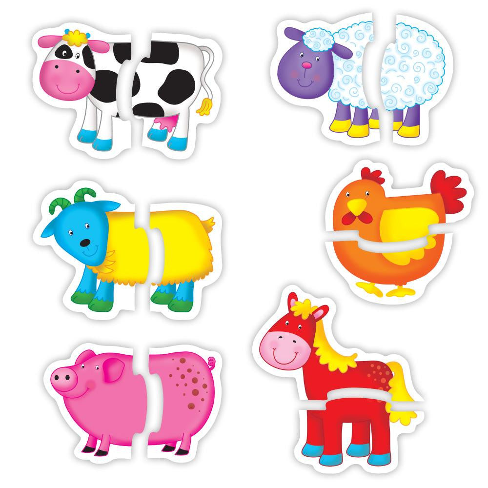 Galt – Baby Puzzles - Farm – 2pcs