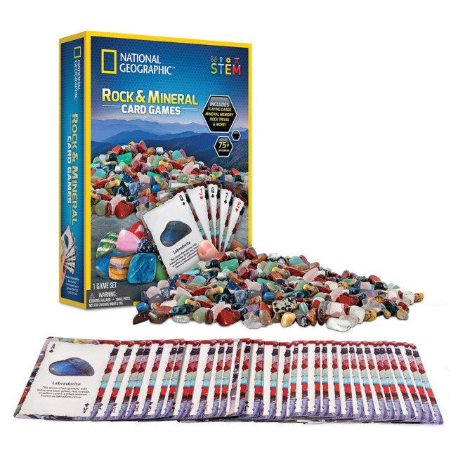 National Geographic - Rock & Mineral Card Games
