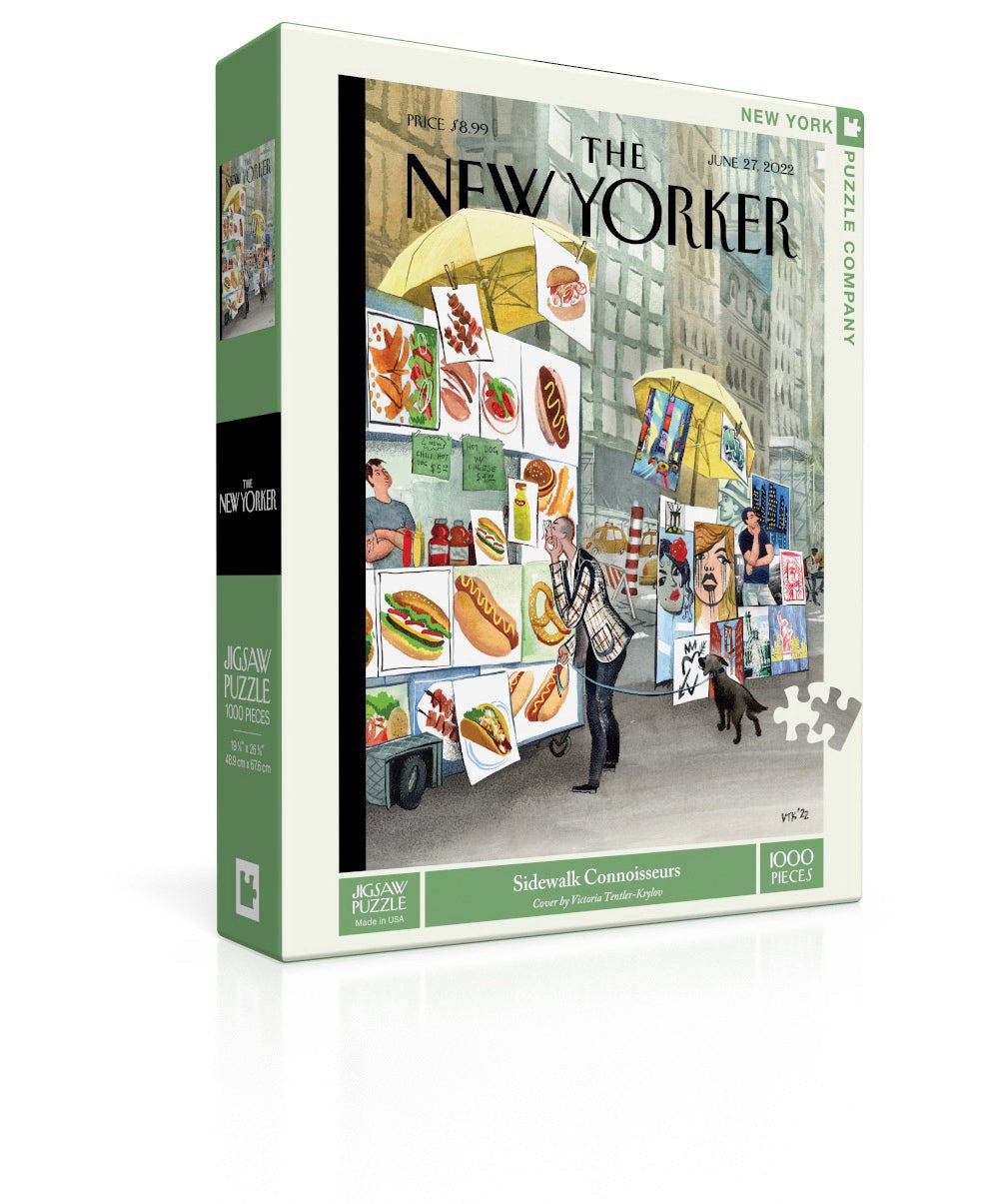 New York Puzzle Company 1000pc - Sidewalk Connoisseurs Puzzle
