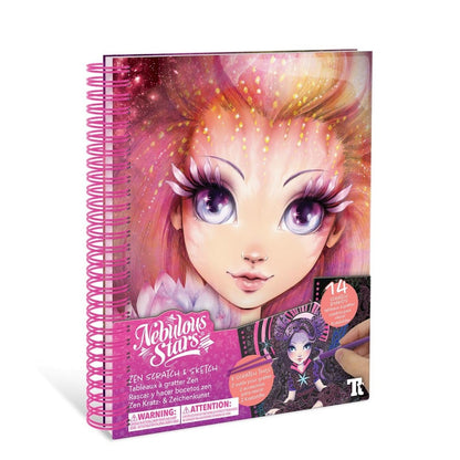 Nebulous Stars-Creative Book-Zen Scratch & Sketch
